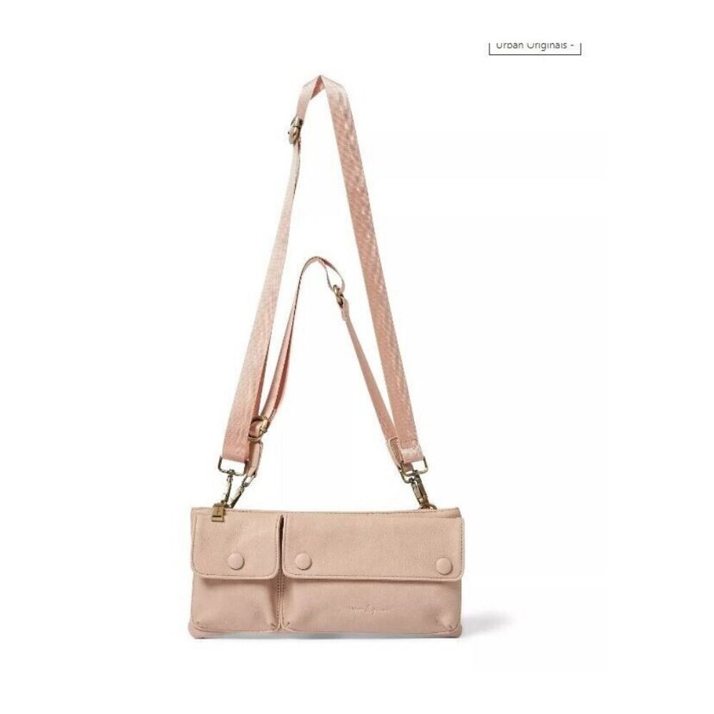 URBAN ORIGINALS Art of Happiness vegan leather crossbody belt bag - PINK